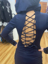 Load image into Gallery viewer, Long Sleeved Hooded Dress