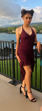 Load image into Gallery viewer, Hi-Low Lace Halter Dress