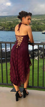 Load image into Gallery viewer, Hi-Low Lace Halter Dress
