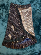Load image into Gallery viewer, Long Indian Silk Sari Adjustable Skirt
