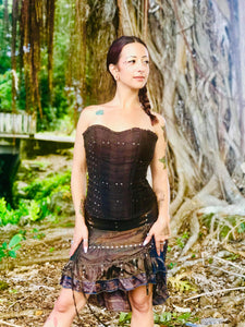 Indian Silk Corset