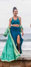 Load image into Gallery viewer, Long Lycra Skirt with Ruffles