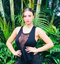 Load image into Gallery viewer, Organic Cotton Backless Lace V Tank