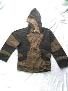 Men’s Deep Hooded Elf Zip-Up Hoodie Sweatshirt