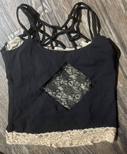 Load image into Gallery viewer, Two Tone Strappy Tank Top