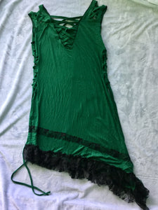 Side Lace-Up Dress