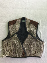 Load image into Gallery viewer, Indian Silk Snap Cropped Top