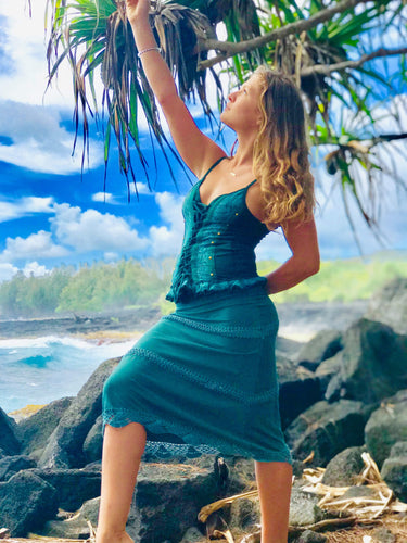 Organic Cotton Crochet Skirt