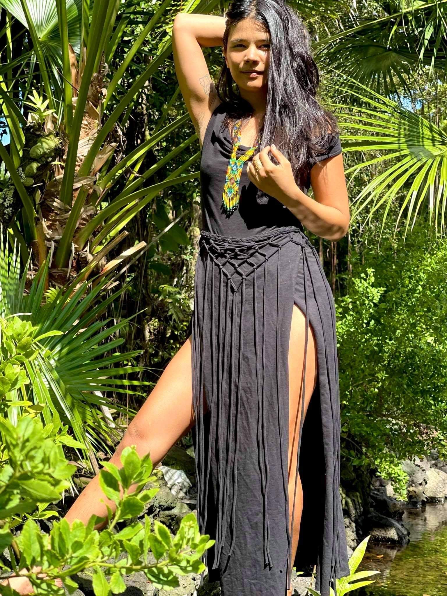 Macrame Cotton Goddess Dress  Mystic Closets