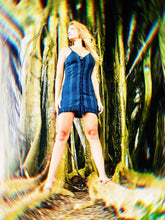 Load image into Gallery viewer, Lace-Up Full Corset Dress