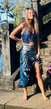Load image into Gallery viewer, Indian Silk Sari Gypsy Skirt