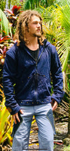 Load image into Gallery viewer, Men’s Flower of Life Hooded Down-Sizable Jacket