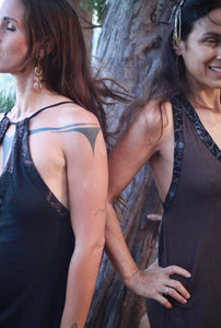 Split Leg Halter Dress