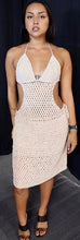 Load image into Gallery viewer, Crotchet Open Back Dress