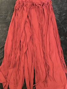 Long Macrame Slit Skirt