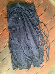 Long Macrame Slit Skirt