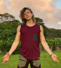 Load image into Gallery viewer, Men&#39;s Tank Top with Sacred Geometry Pocket