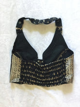 Load image into Gallery viewer, Silk Sari Cropped Halter Vest