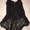 Load image into Gallery viewer, Lace High-Low Tank Top