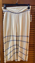 Load image into Gallery viewer, Yoga Pants with Blue serger thread detail